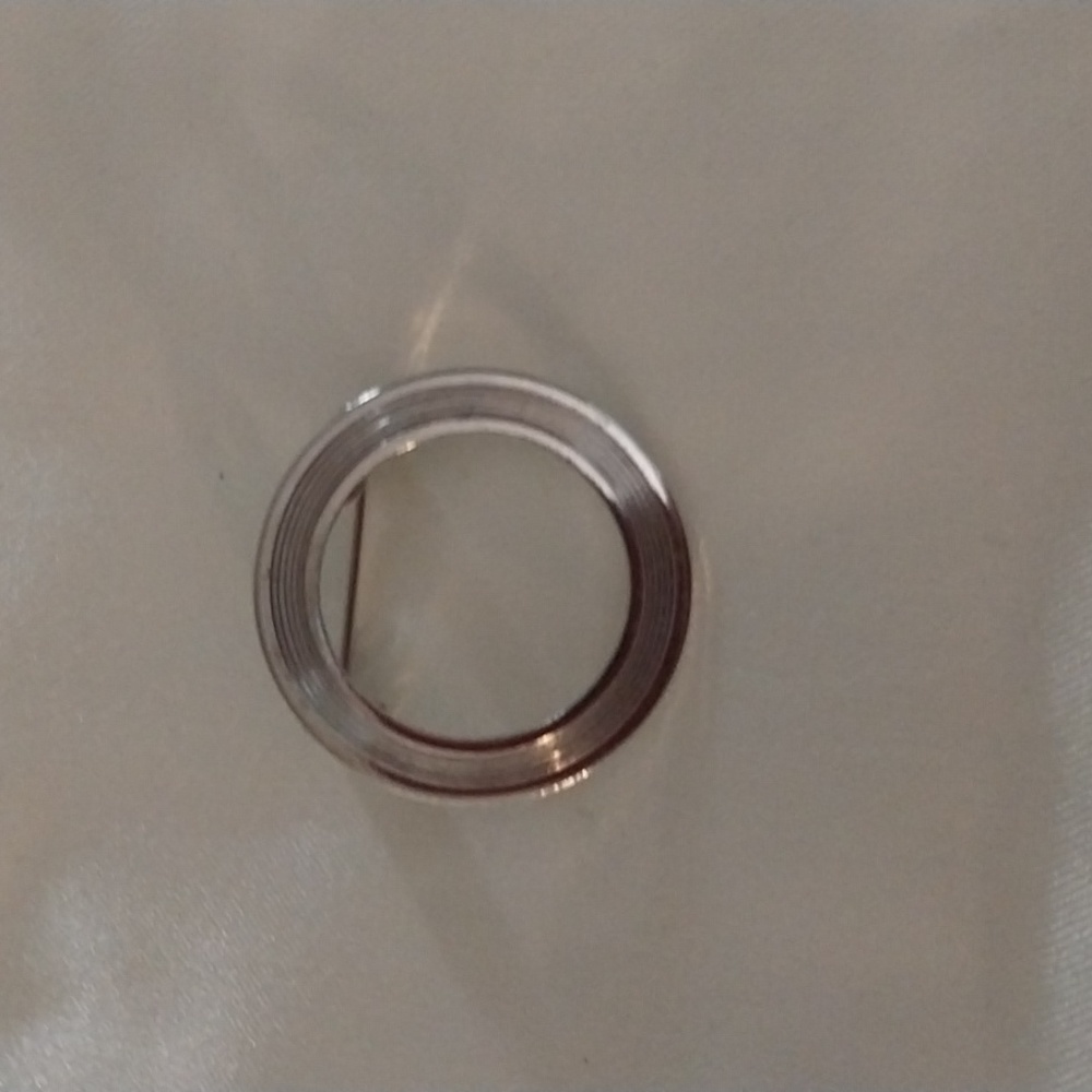 Ladies round Silver pendant